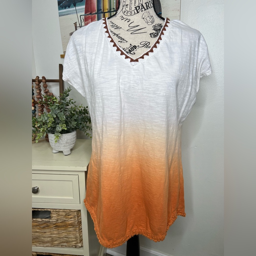 Sonoma Ombré V-Neck Top